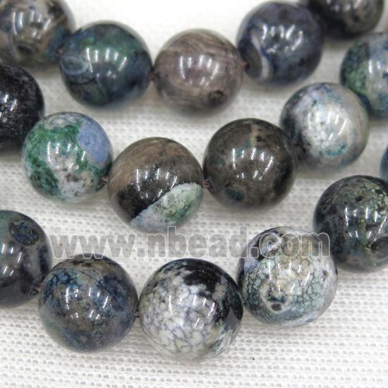 round fire Agate Beads