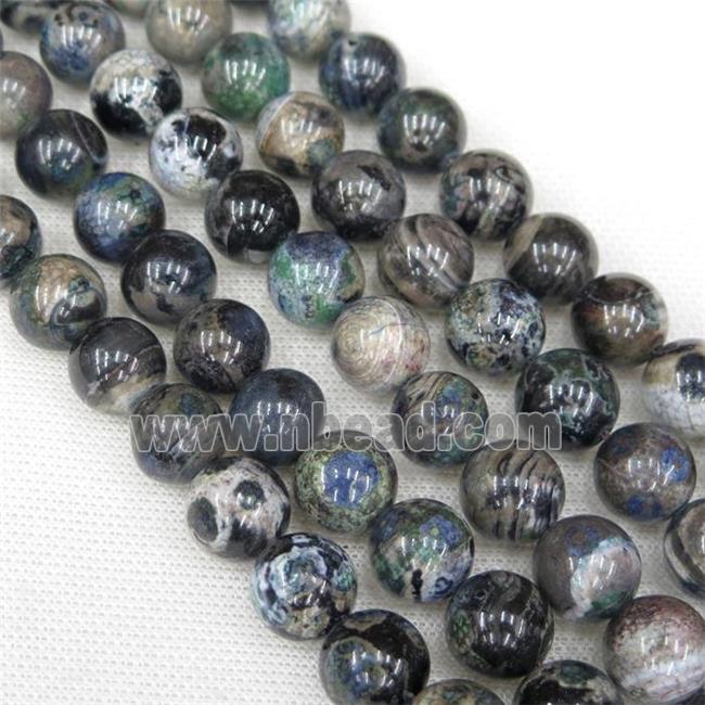 round fire Agate Beads