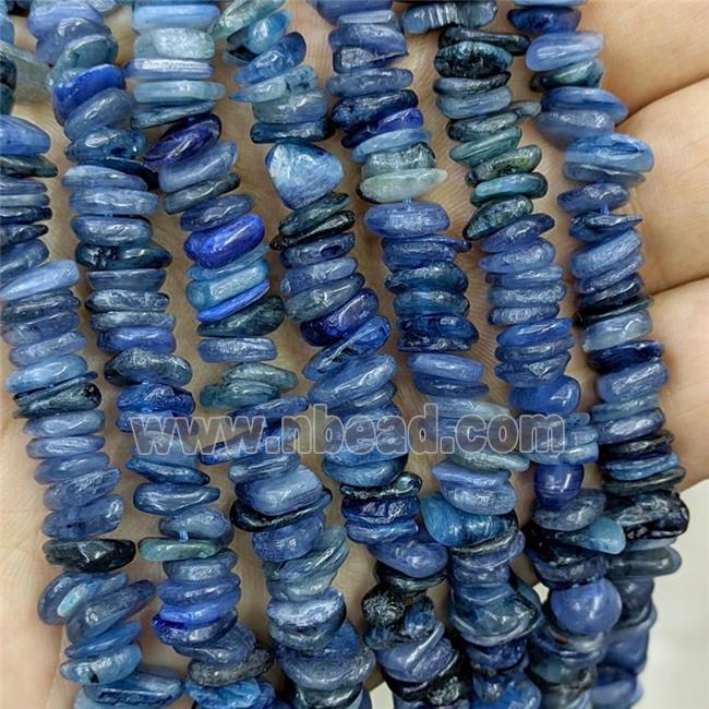 Natural Blue Kyanite Chips Beads Freeform