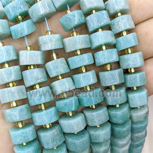 Natural Amazonite Heishi Beads Green