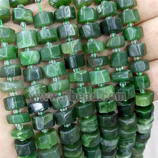 Natural Canadian Chrysoprase Heishi Beads