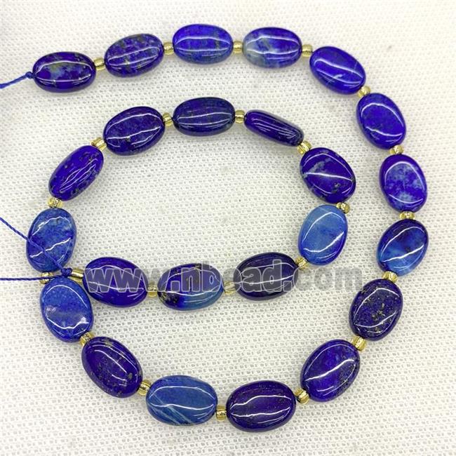 Natural Blue Lapis Lazuli Oval Beads