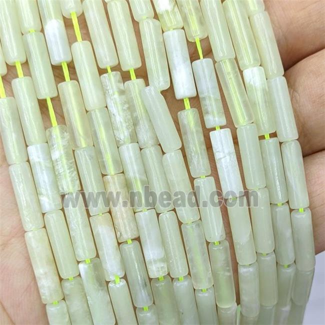 New Mountain Jade Tube Beads