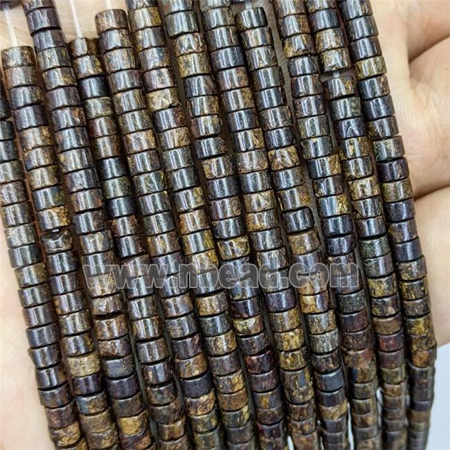 Natural Bronzite Heishi Beads