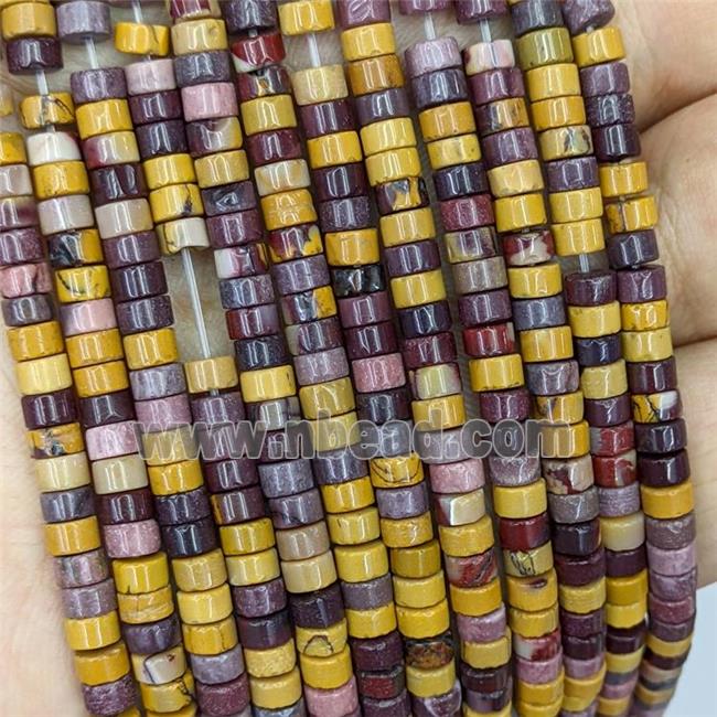 Natural Mookaite Heishi Beads Multicolor