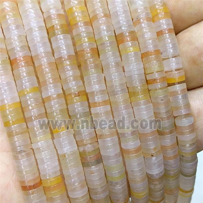 Natural Yellow Aventurine Heishi Beads