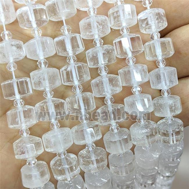 Natural Clear Quartz Heishi Beads