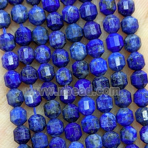 Natural Lapis Lazuli Prism Beads Blue