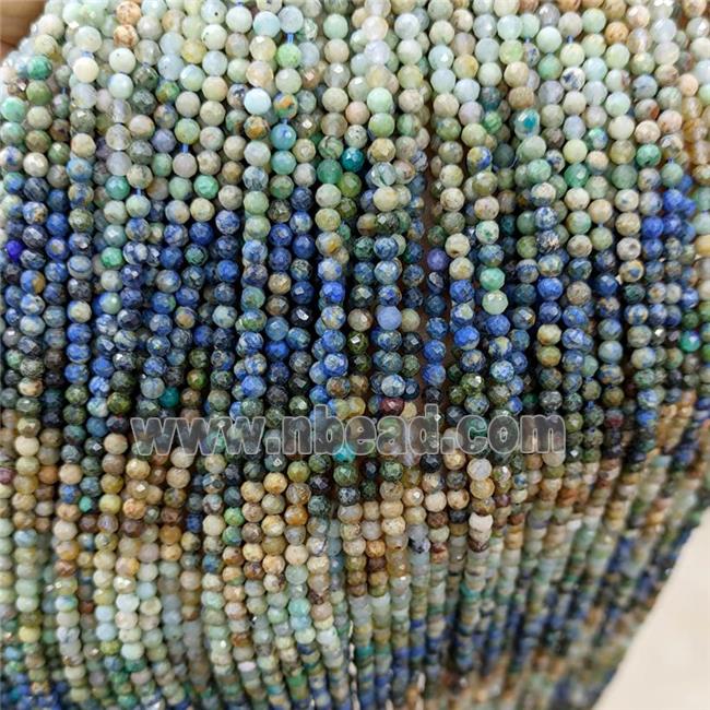 Natural Mixed Gemstone Beads Pony Multicolor Faceted Round