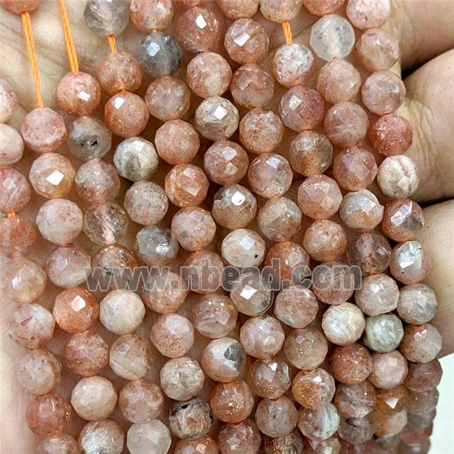 Natural Golden Spot Sunstone Beads Orange B-Grade