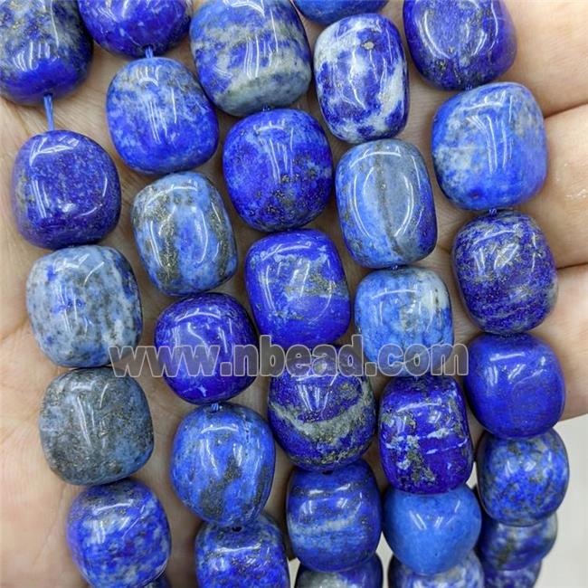 Natural Lapis Lazuli Nugget Beads Blue Freeform