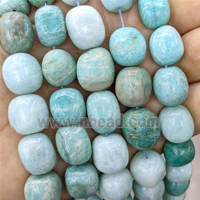 Natural Green Amazonite Nugget Beads Freeform