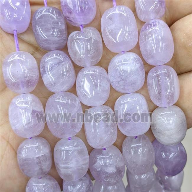 Natural Purple Chalcedony Nugget Beads Freeform