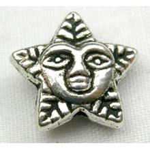 Tibetan Silver Star Face Non-Nickel