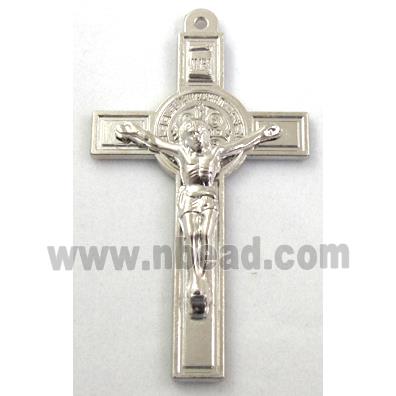 Tibetan Silver Crucifix Cross non-nickel