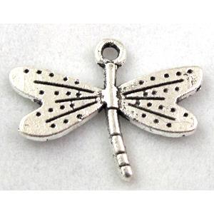 Tibetan Silver dragonfly pendant, Non-Nickel