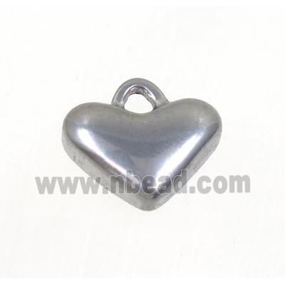 stainless steel heart pendant