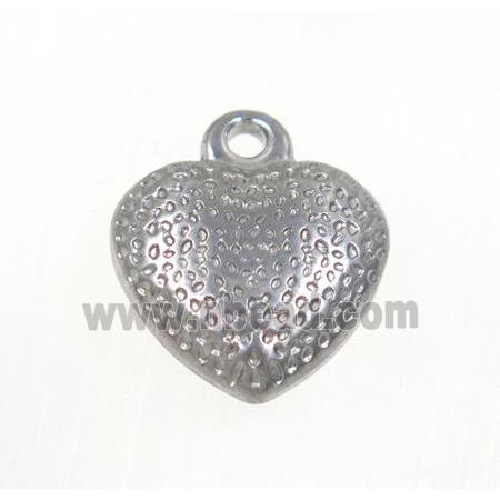 stainless steel heart pendant