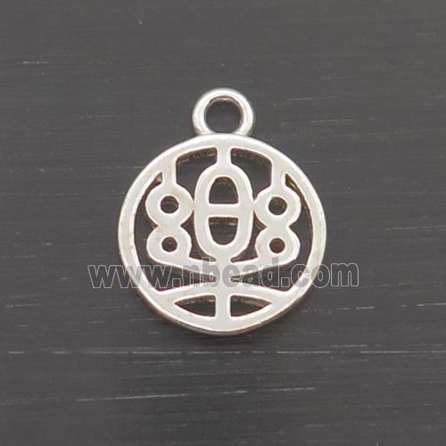 Sterling Silver Pendant Chinese Lucky