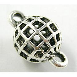 Tibetan Silver round ball, connection