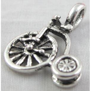 Tibetan Silver bicycle Charms