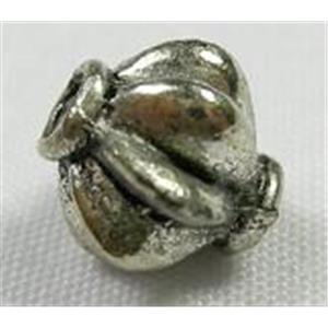 Tibetan Silver spacer beads, 8mm diameter