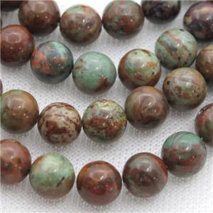 South African Turquoise Beads, round, approx 10mm dia