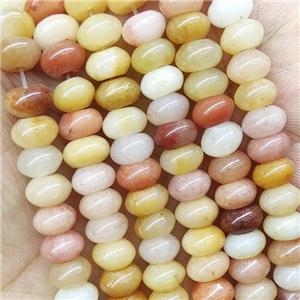 Natural Golden Aventurine Rondelle Beads Smooth, approx 5x8mm