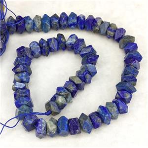 Natural Blue Lapis Lazuli Beads Faceted Square, approx 12mm