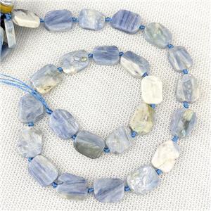 Natural Blue Kyanite Beads Rectangle, approx 10-15mm