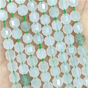 Natural Jadeite Beads Prism, approx 4mm