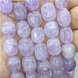 Natural Purple Chalcedony Nugget Beads Freeform, approx 12-15mm