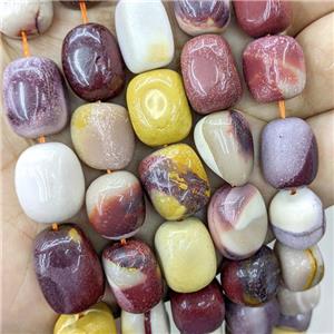 Natural Mookaite Nugget Beads Freeform Multicolor, approx 12-15mm