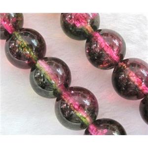 tourmaline beads, round, approx 8mm dia, 48pcs per st