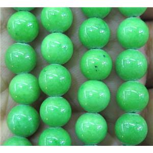 jade bead, round, stabile, approx 6mm dia, 63pcs per st