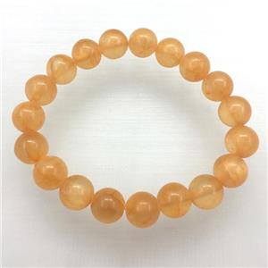 Stretch Jade bracelet, dye, approx 6mm, 28pcs per st