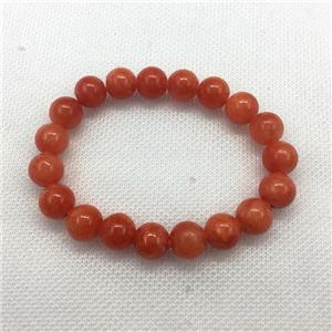 Stretch Jade bracelet, dye, approx 6mm, 28pcs per st