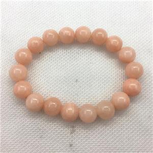 Stretch Jade bracelet, dye, approx 16mm dia, 13pcs per st