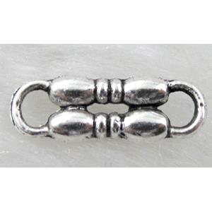 Tibetan Silver Connector Non-Nickel, 6x17mm