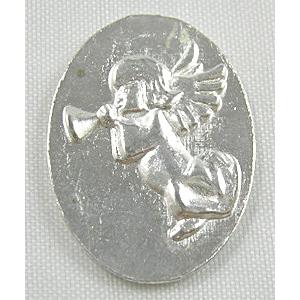 Tibetan Silver Non-Nickel charm, 19x25mm