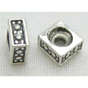 Tibetan Silver Spacer Non-Nickel, 5x5x3mm