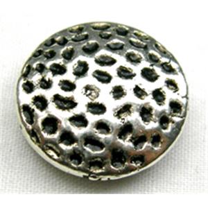 Tibetan Silver Spacers Non-Nickel, 17mm diameter