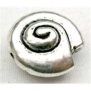 Tibetan Silver Charms Non-Nickel, 13mm diameter