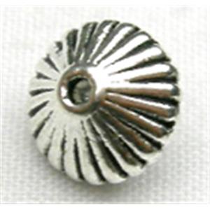 Tibetan Silver Spacers Non-Nickel, 7mm diameter