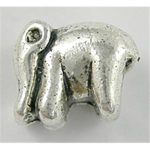 Tibetan Silver spacer Bead Non-Nickel, 11x9x10mm, hole:5mm