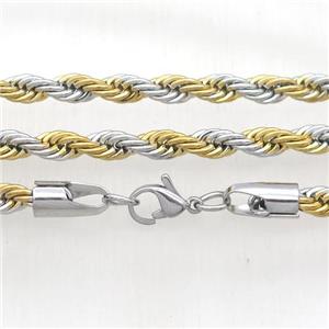 Stainless Steel Necklace Chain, approx 2mm, 50cm length