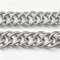 Raw 216 Stainless Steel Chain, approx 16-18mm